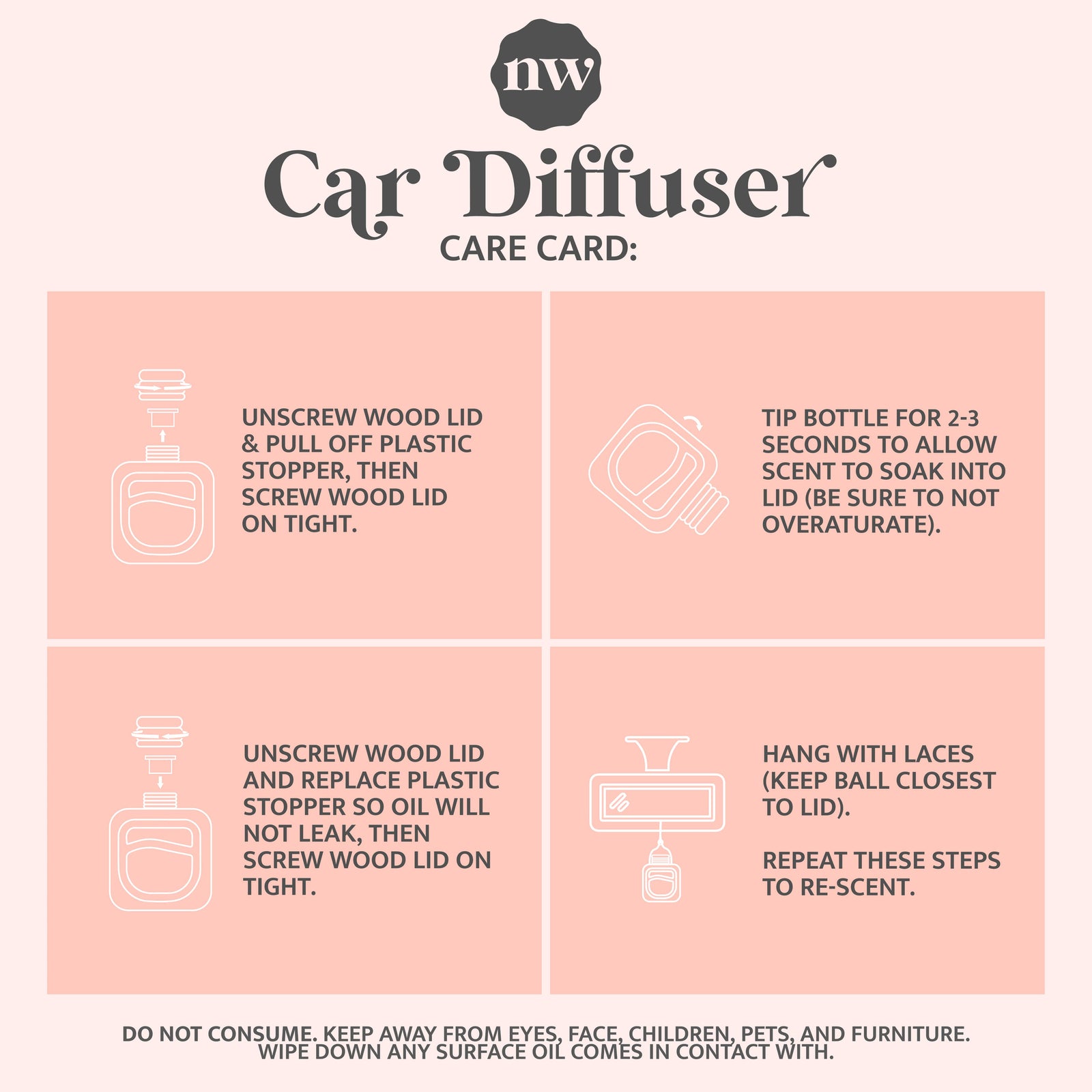 Car Diffuser Pistachio & Salted Caramel