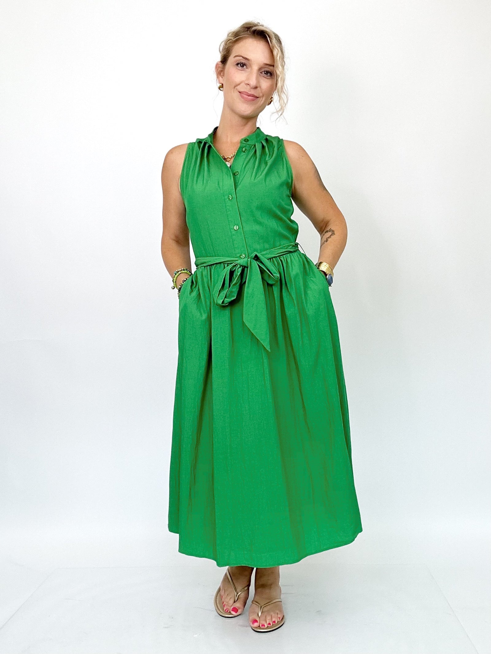 Mallory Maxi Shirt Dress