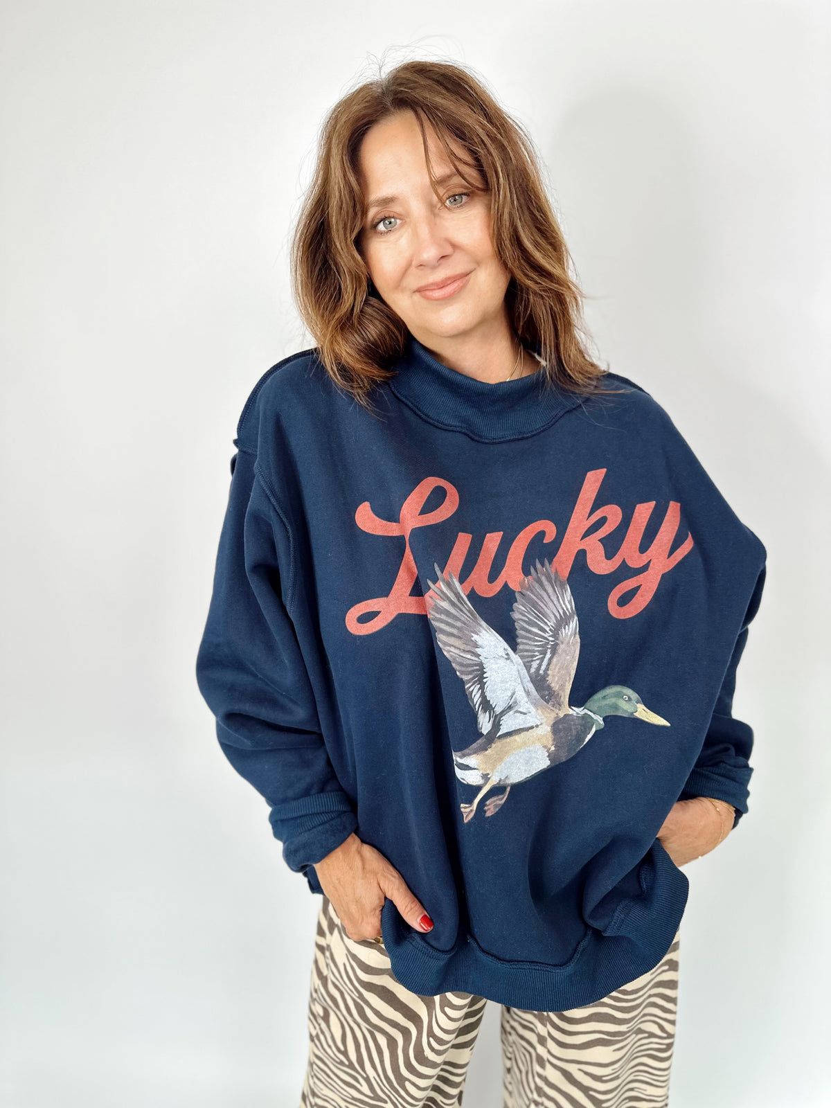 Lucky &amp; Mallard Reversible Sweatshirt