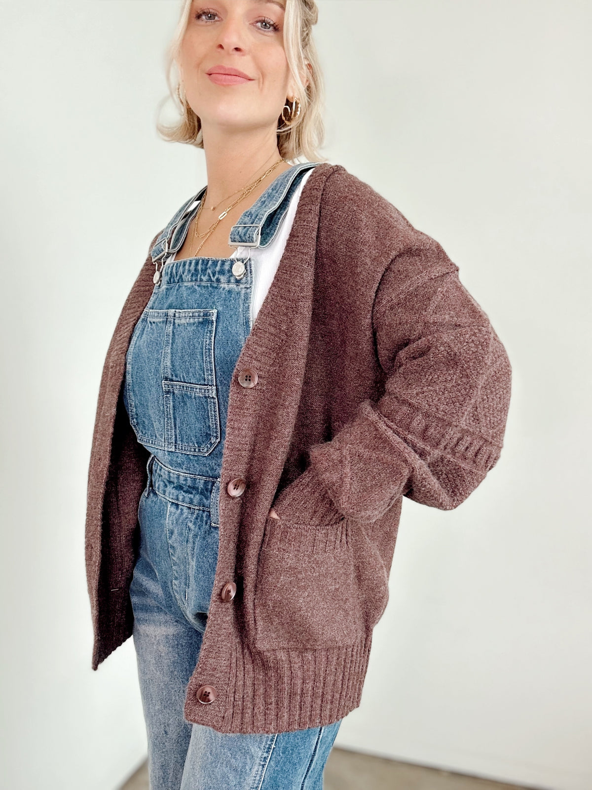 Haven Knit Cardigan Mocha