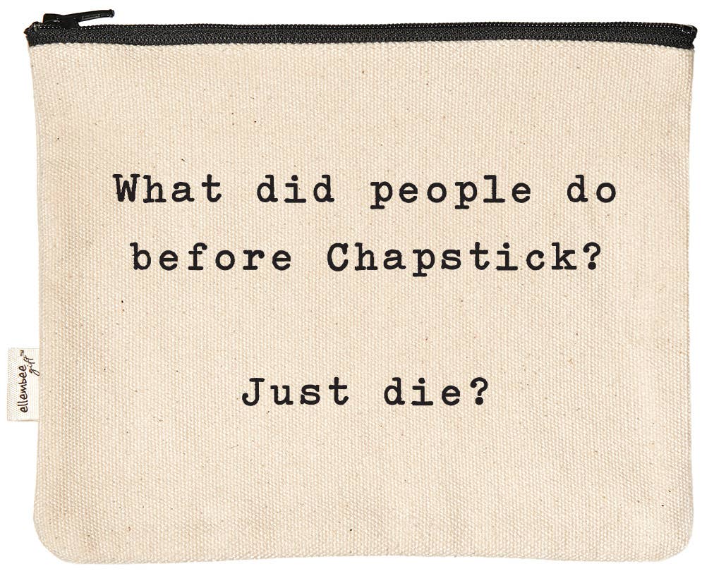 What Did People Zipper Pouch