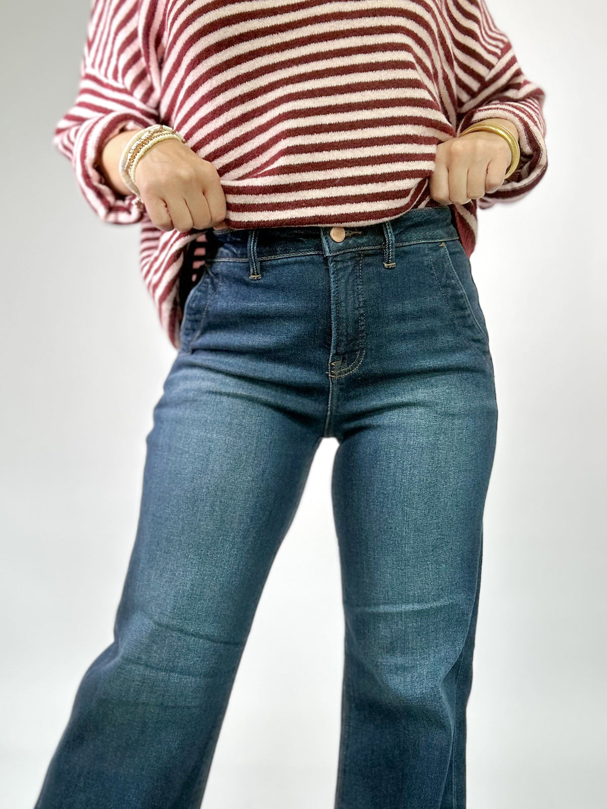 Darcy High Rise Wide Flare Jeans