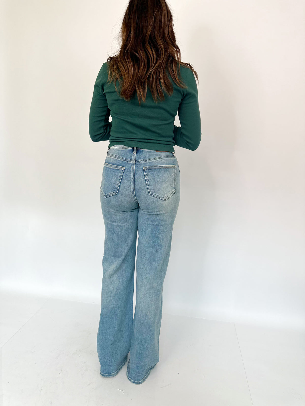 Cindy High Rise Wide Flare Jeans