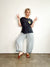 Holis Railroad Striped Barrel Jeans