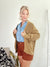 Hailey Chunky Ribbed Cardigan Golden Rod