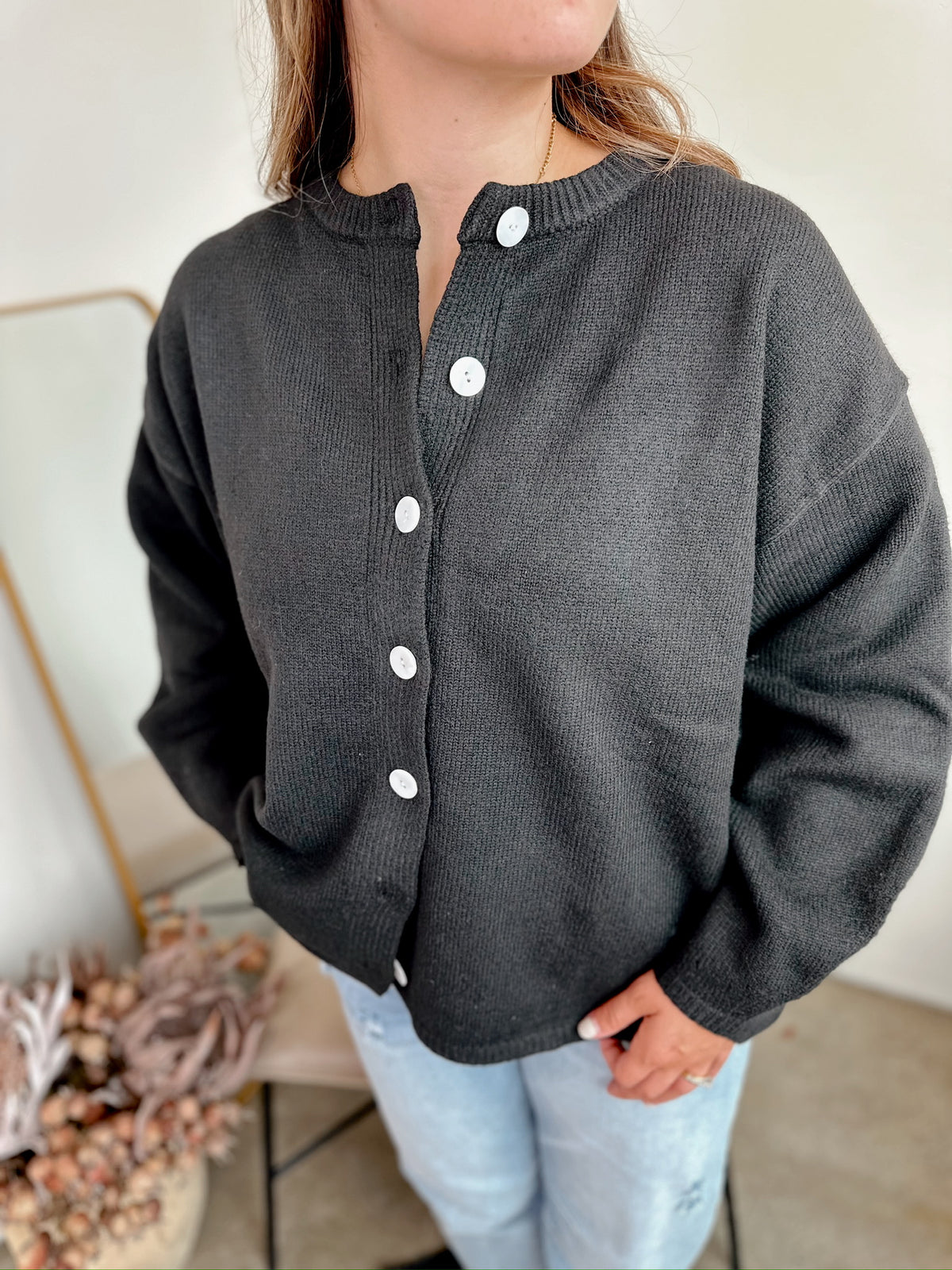 Juniper Cardigan Black