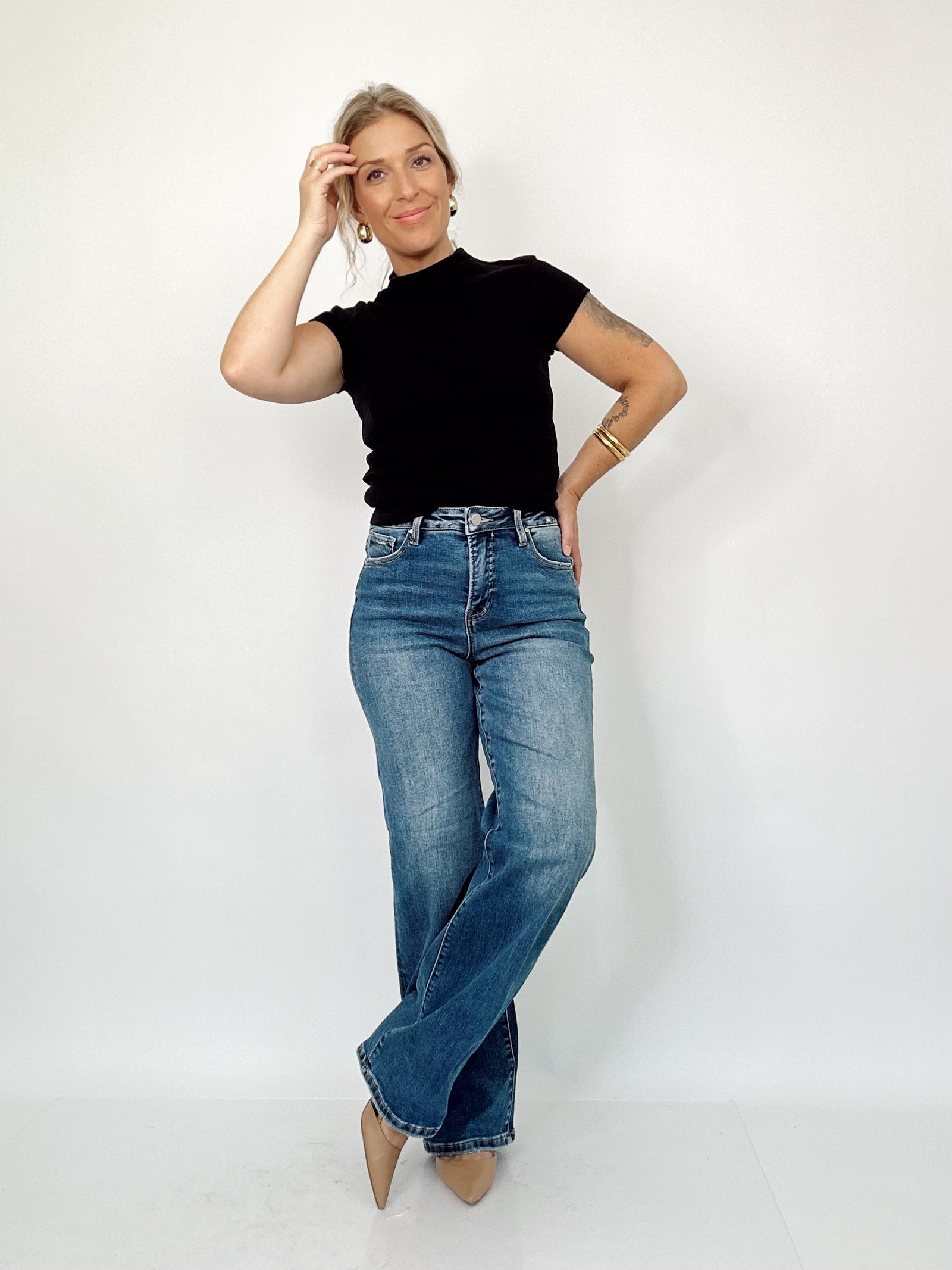 Lexi Tummy Control High Rise Straight Jeans