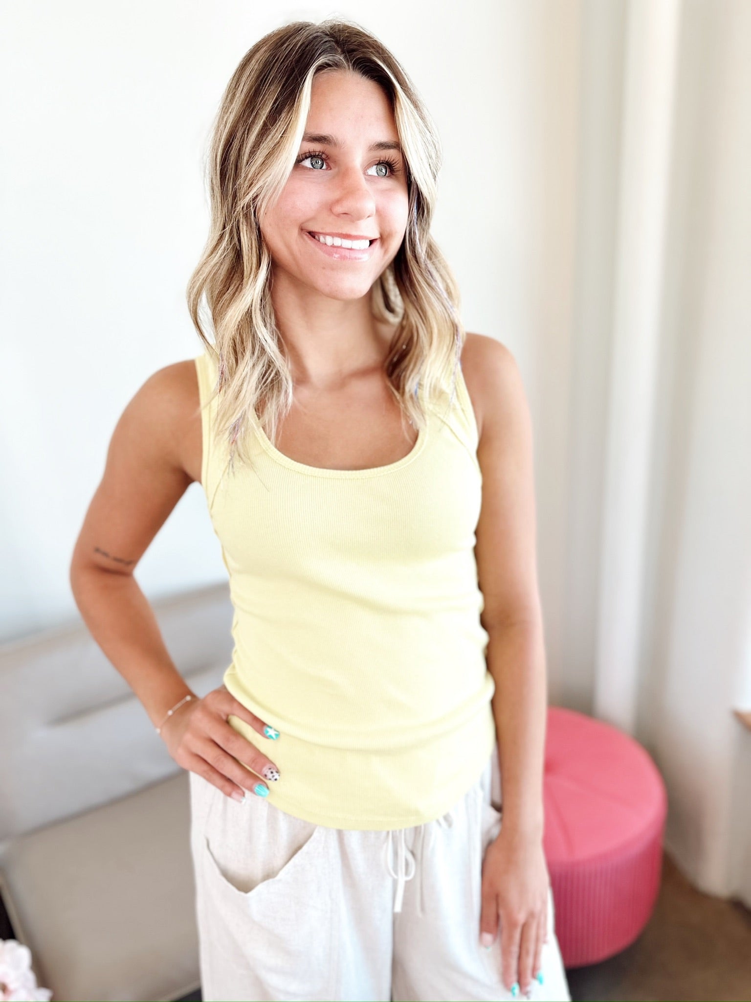 Bella Ribbed Tank