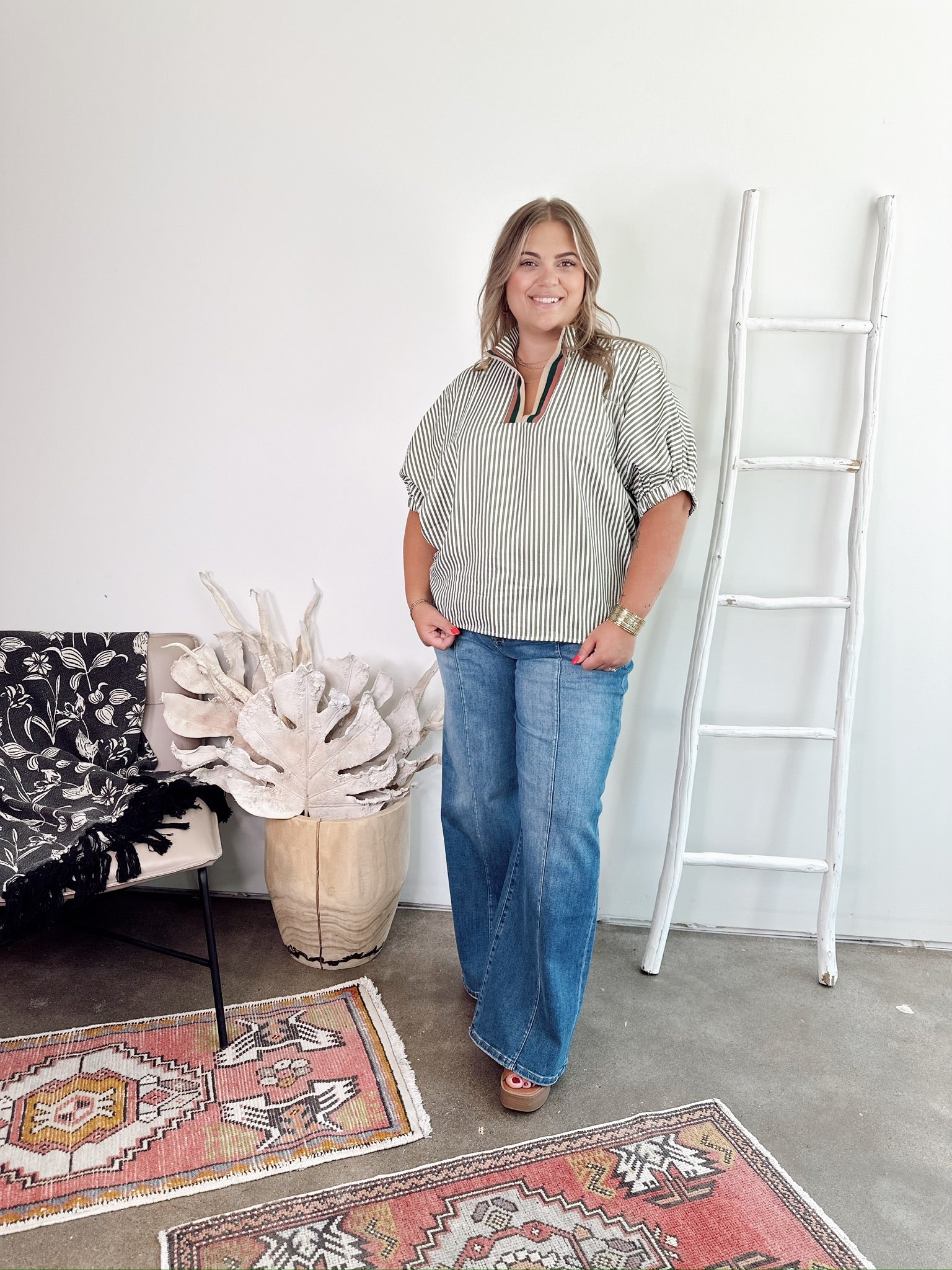 Sophia Striped Blouse
