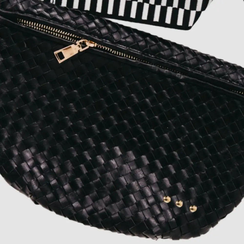 Westlyn Woven Bum Bag Black