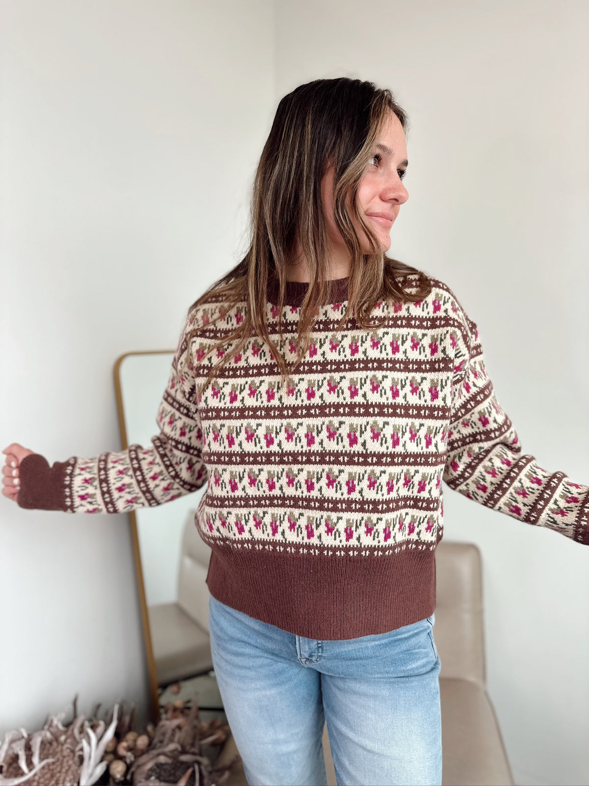 Sable Knit Sweater Mocha