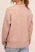 Lumi Color Block Sweater, Beige Pink