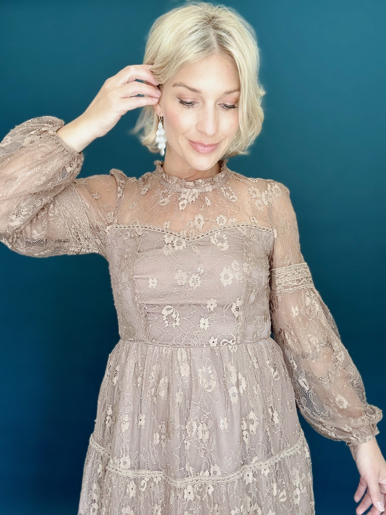 Missy Floral Lace Dress