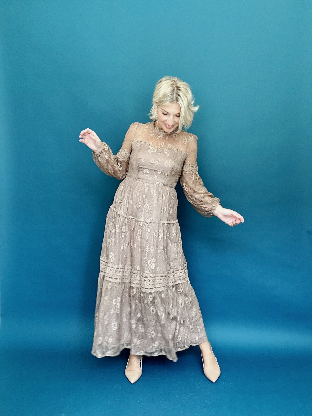 Missy Floral Lace Dress