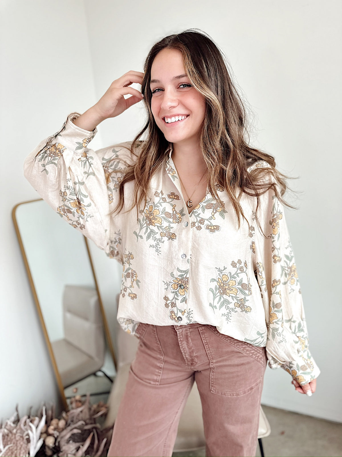 Alicia Floral Top