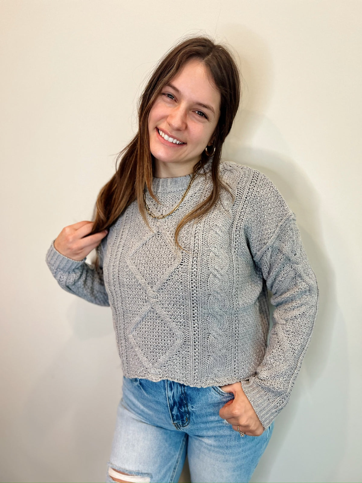 Ember Cable Knit Sweater