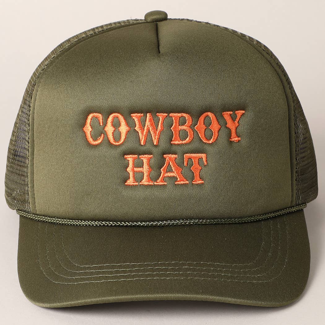 Cowboy Trucker Hat