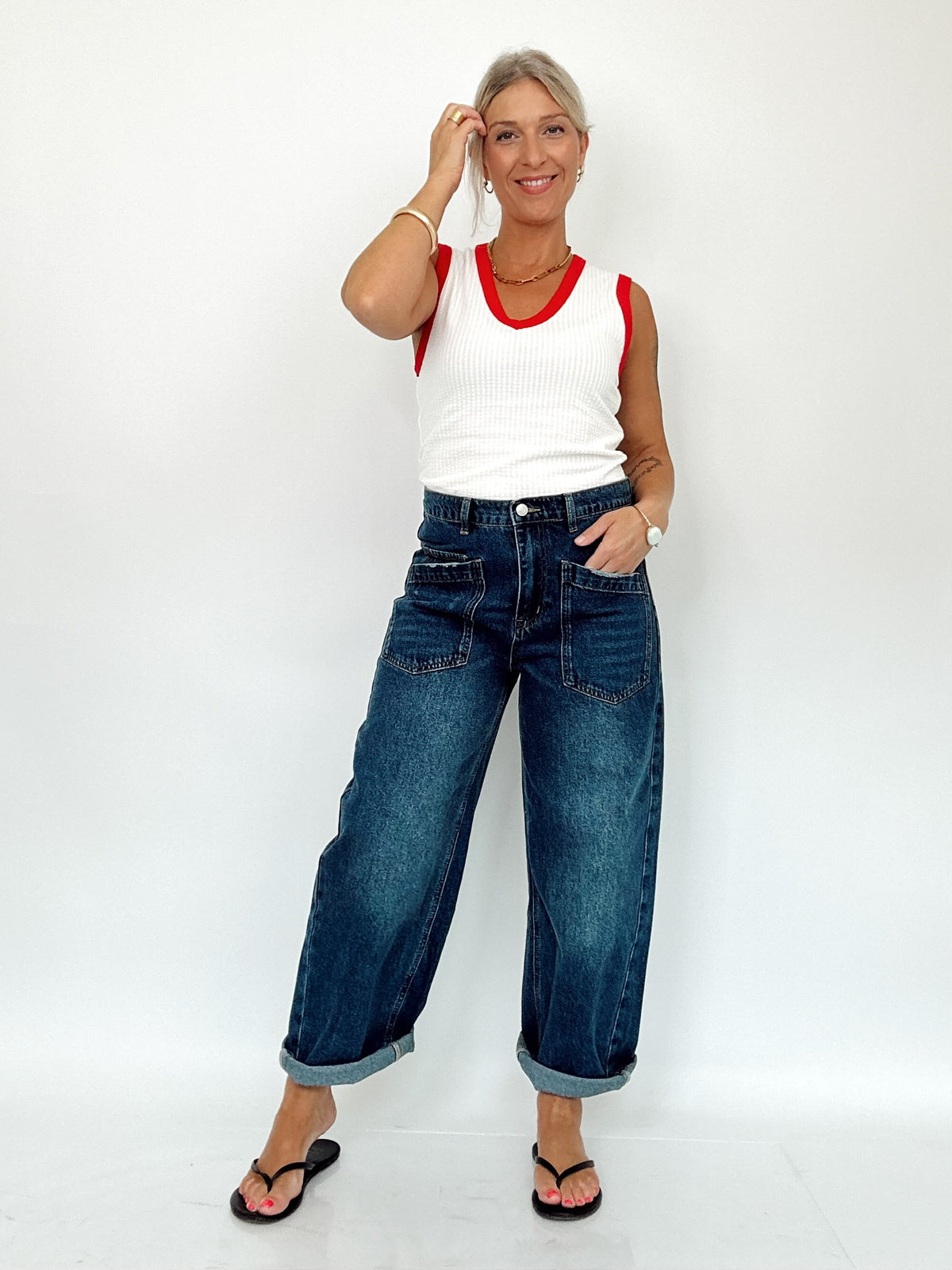 Sadie Semi Barrel Jeans