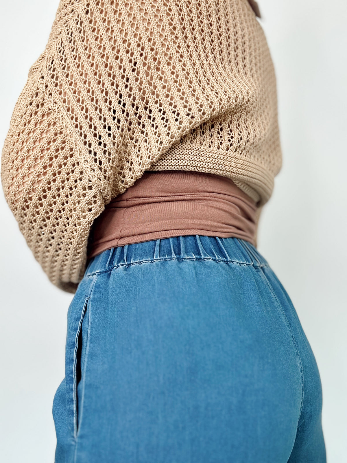 Nellie Tulip Washed Jeans Vintage Deep Denim