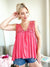 Macy Floral Top Peach Echo