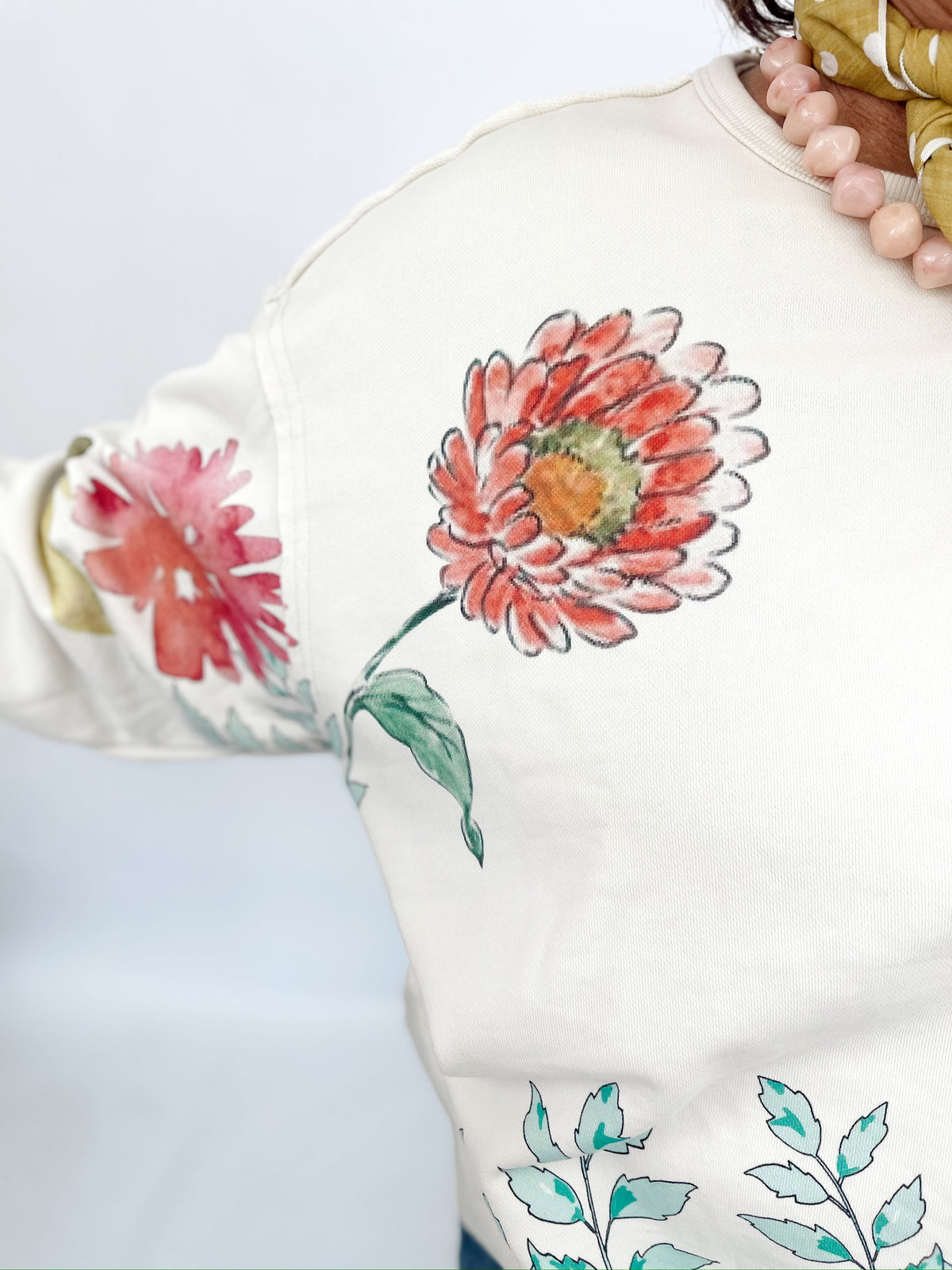 Barb Botanic Garden Print Sweatshirt