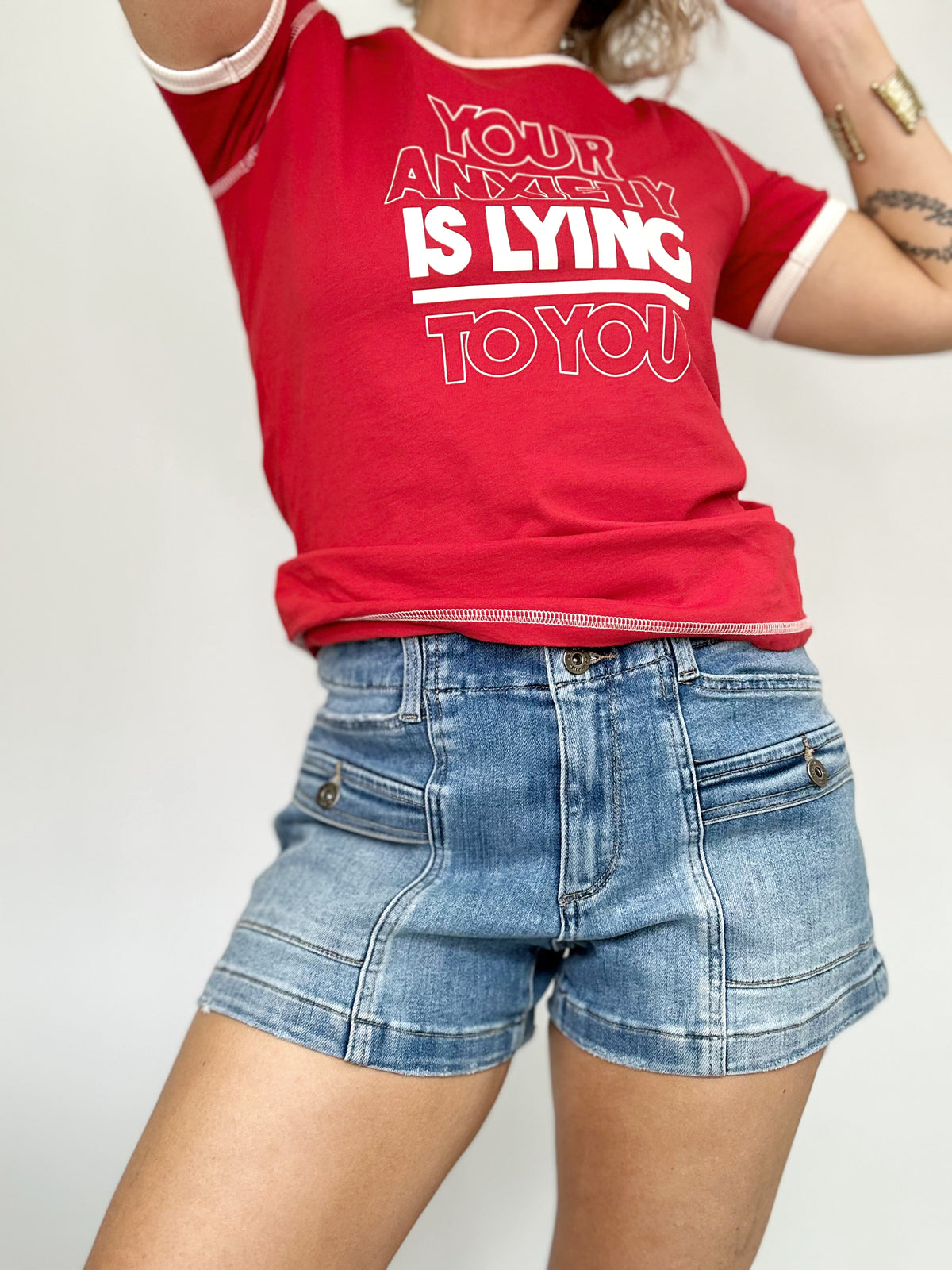 Darcy High Rise Wide Leg Denim Shorts
