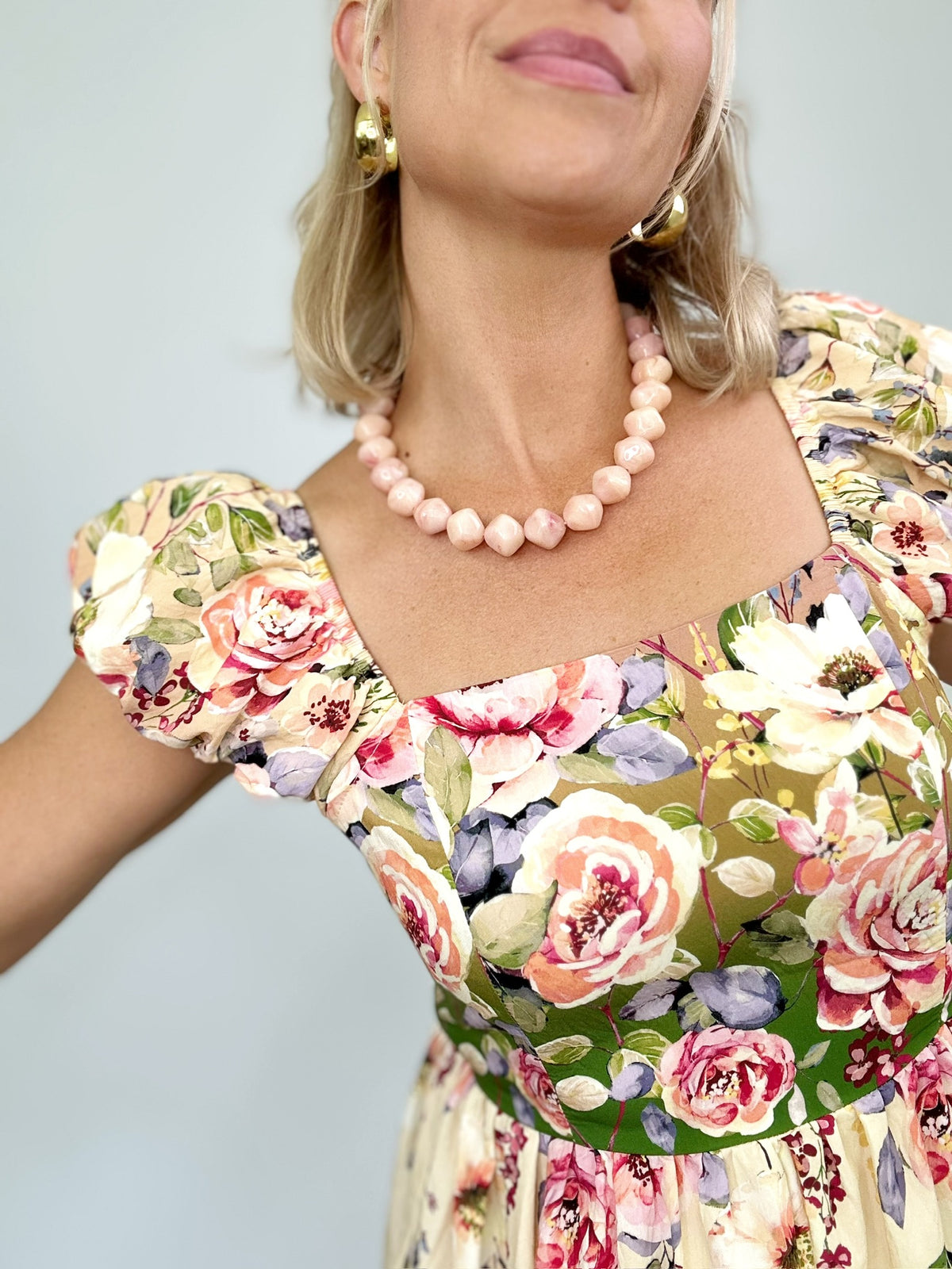 Lexi Floral Printed Midi Dress