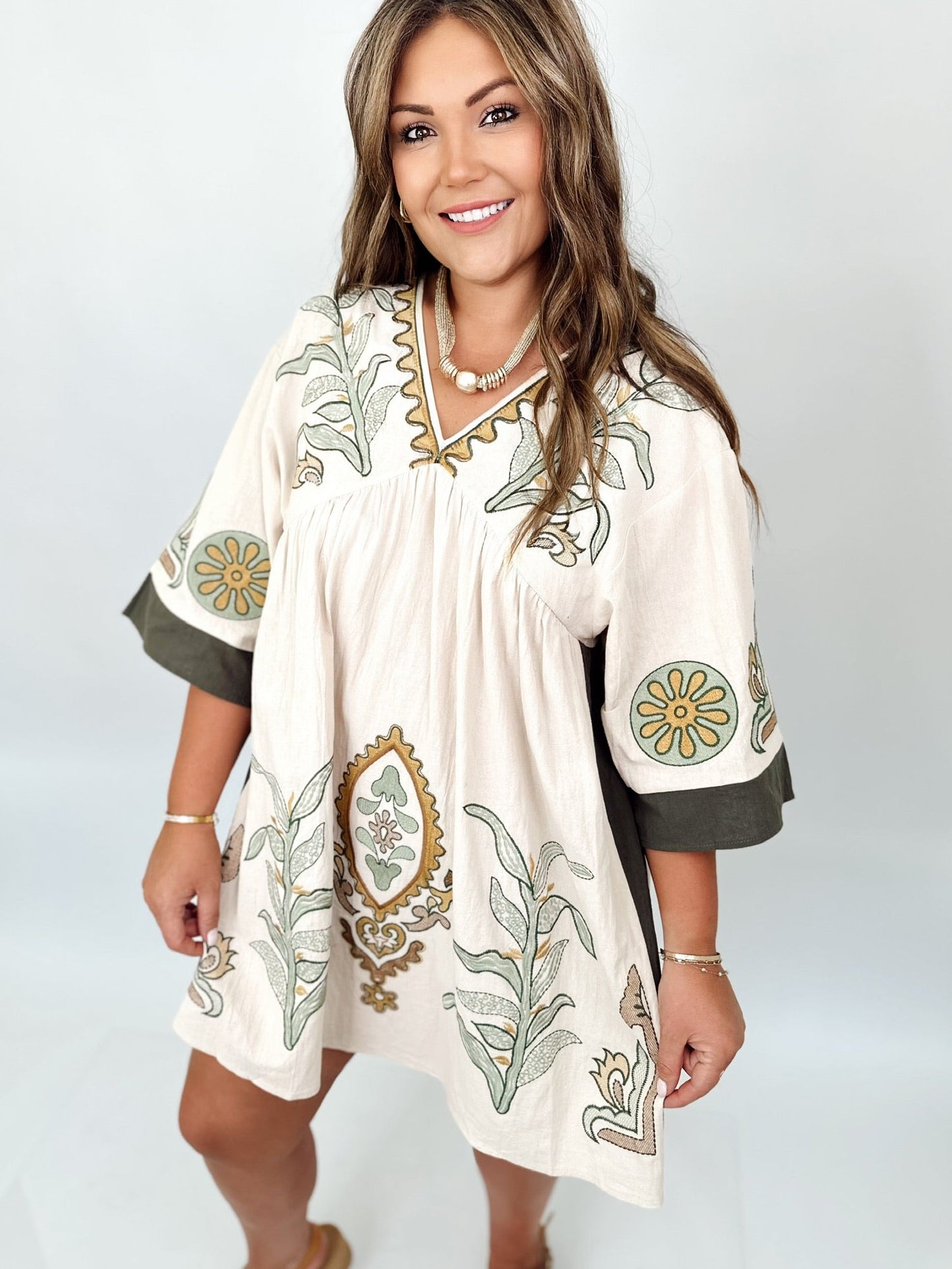 Sophia Boho Babydoll Dress