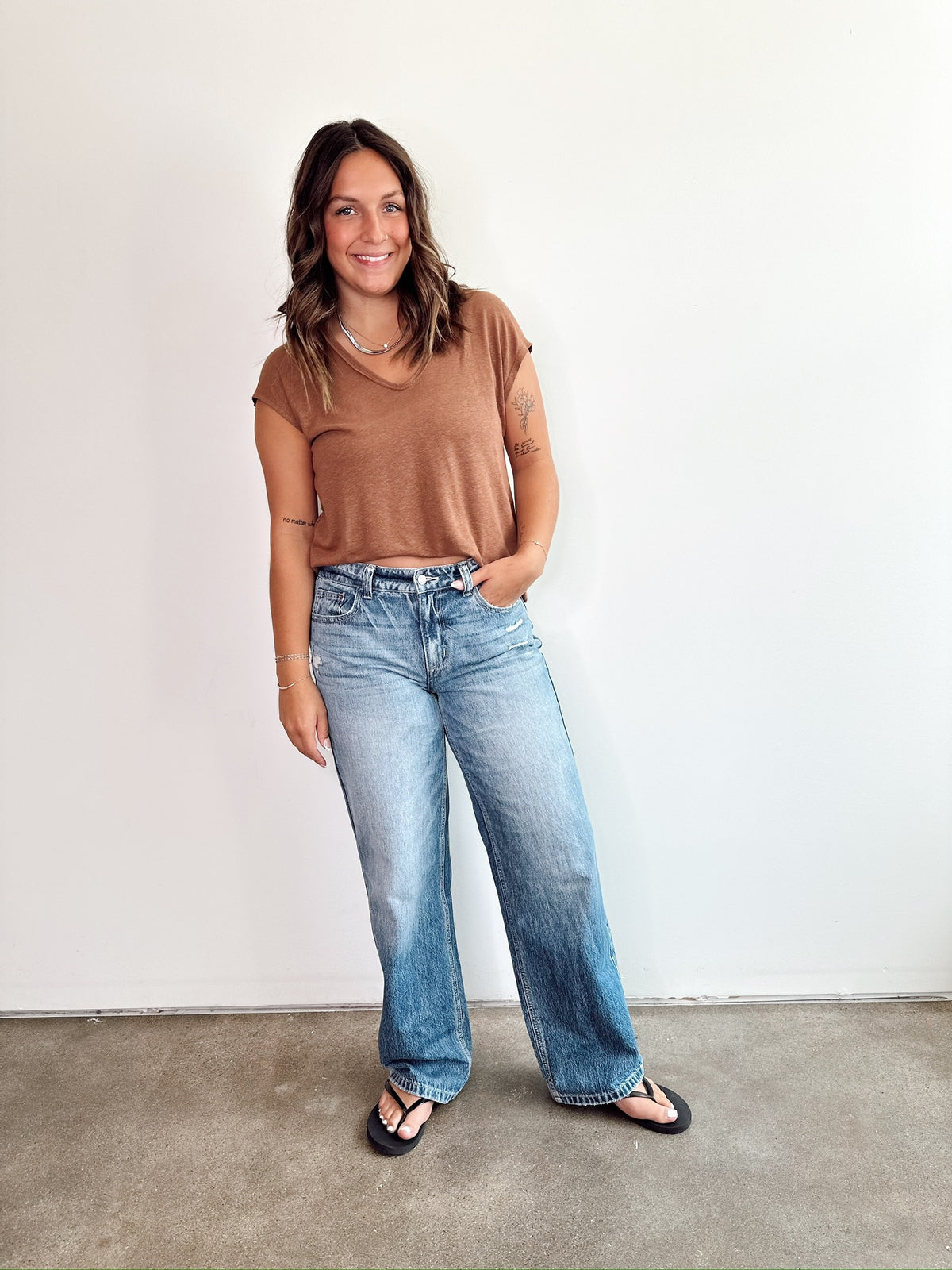 Emilia Low Rise Baggy Jeans