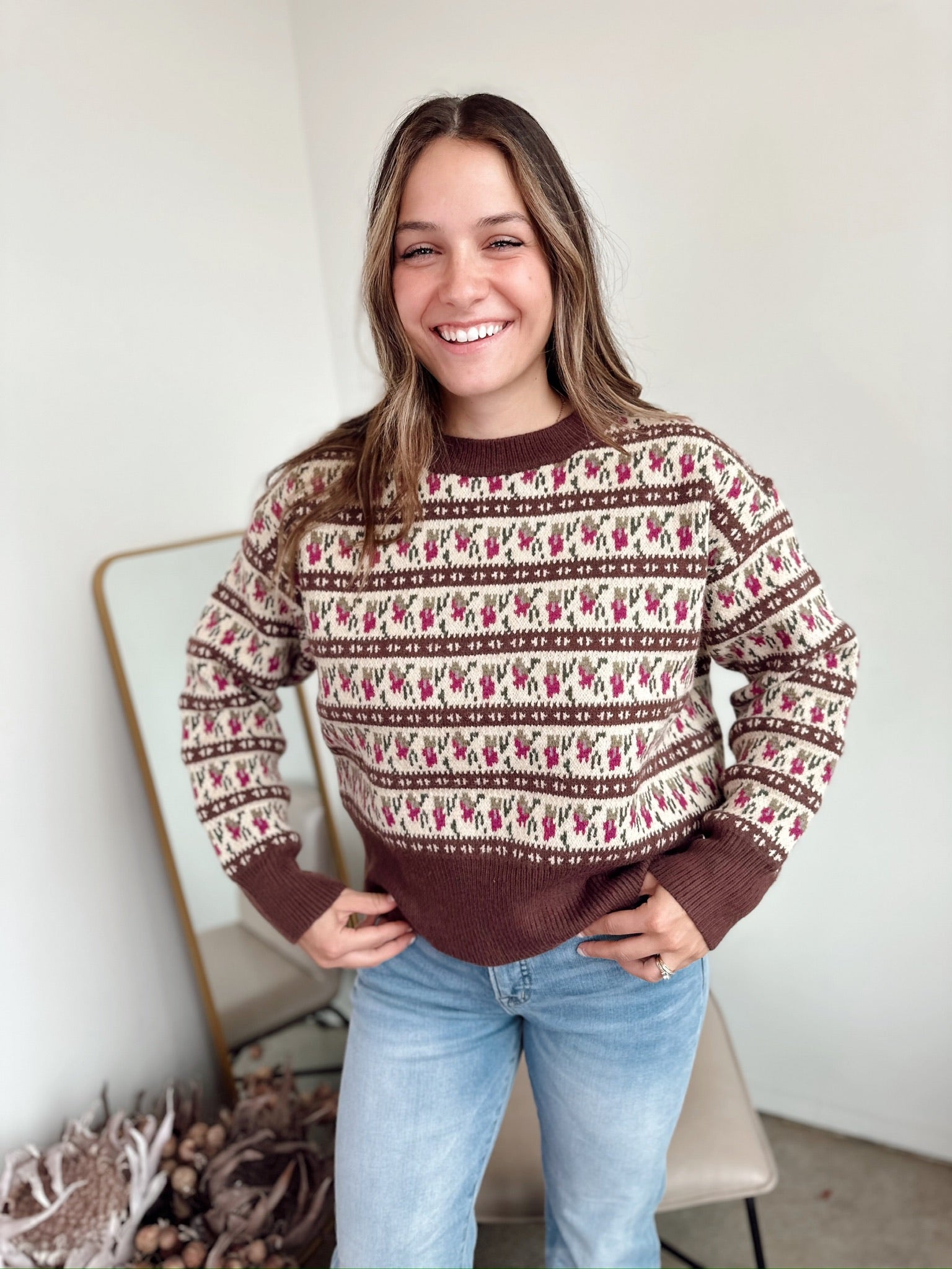 Sable Knit Sweater Mocha