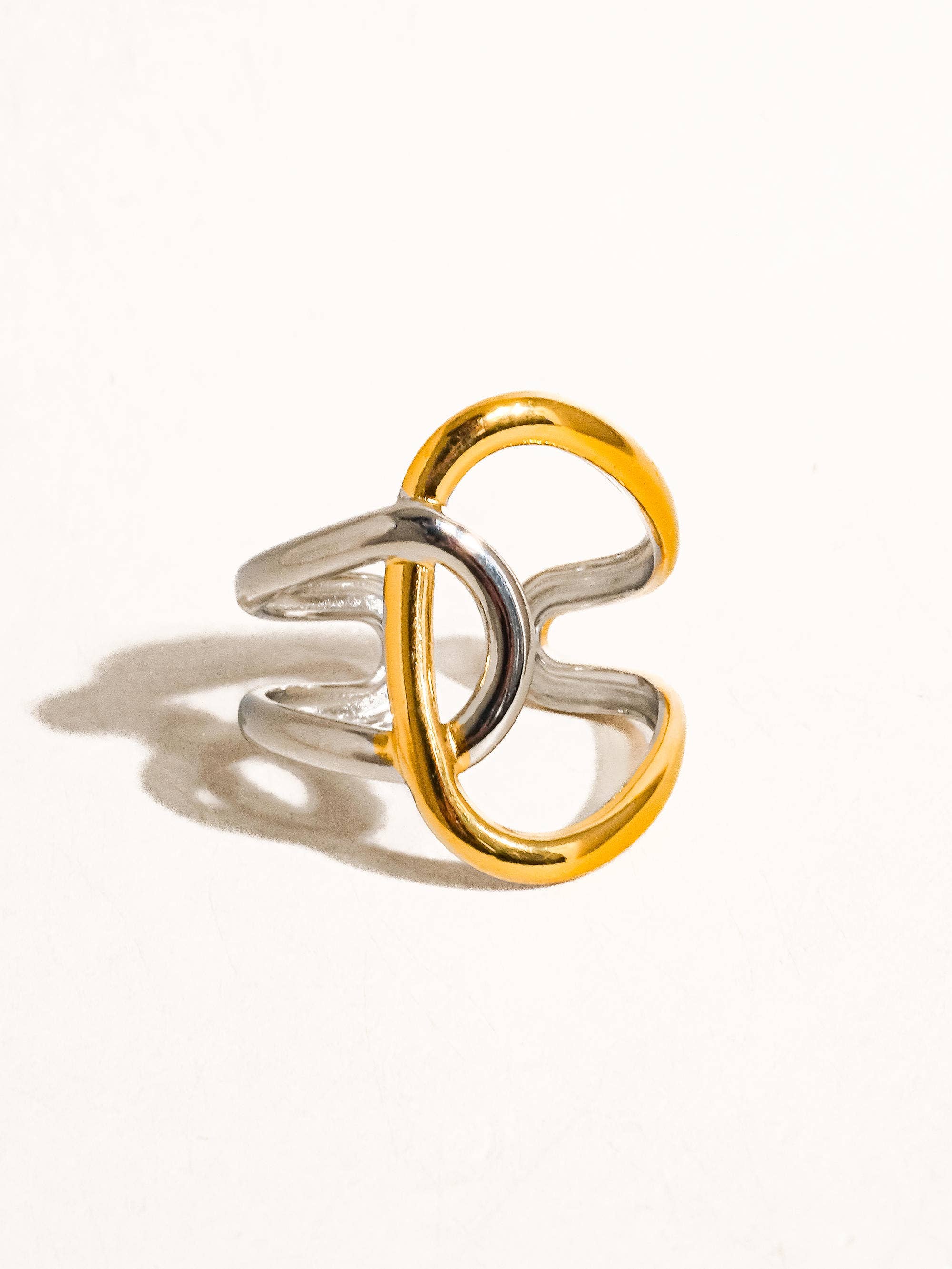 Lior 18K Gold Two Tone Ring