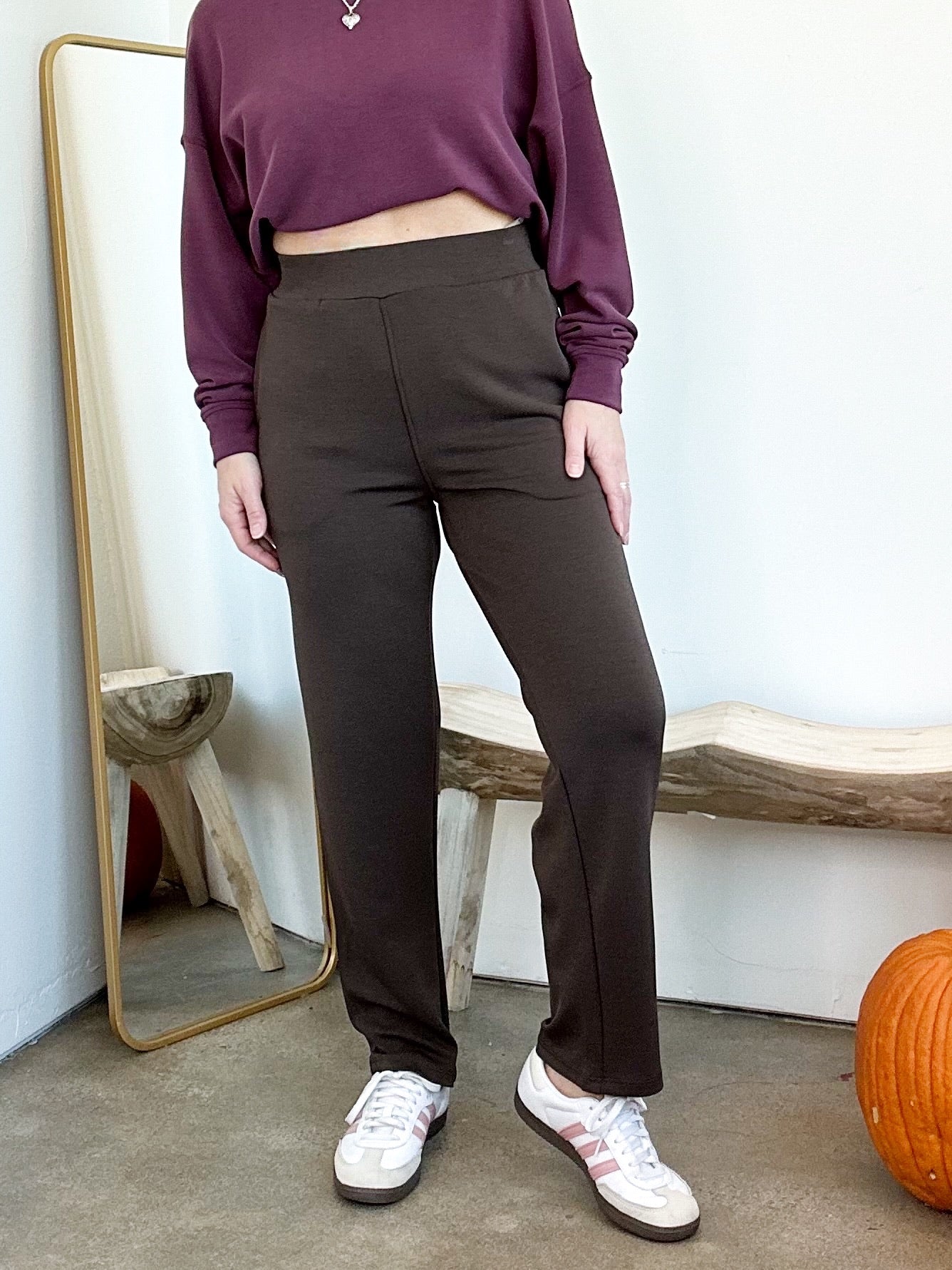 Zuri Cropped Pants Espresso
