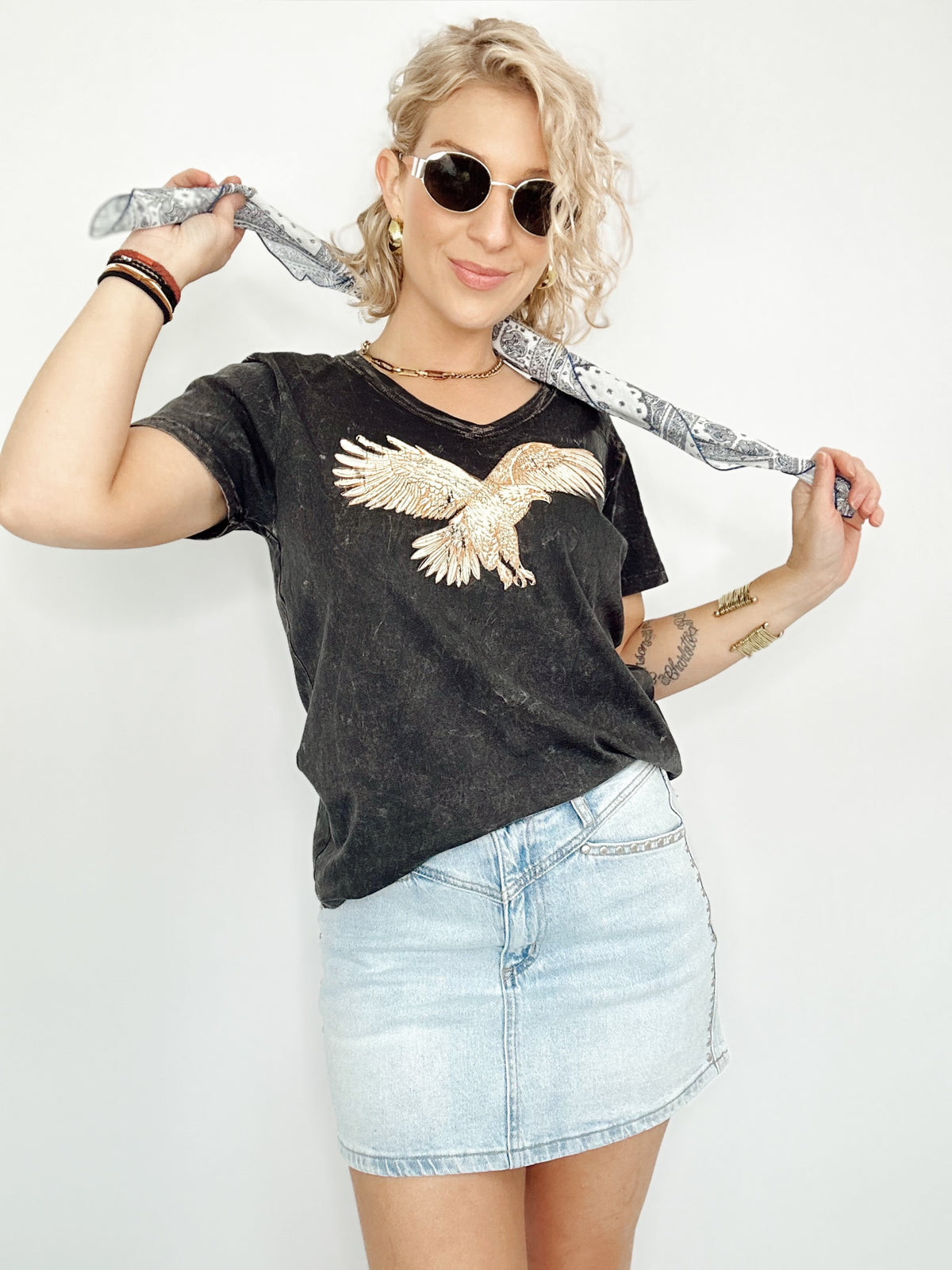 Flying Eagle Vintage Graphic Tee