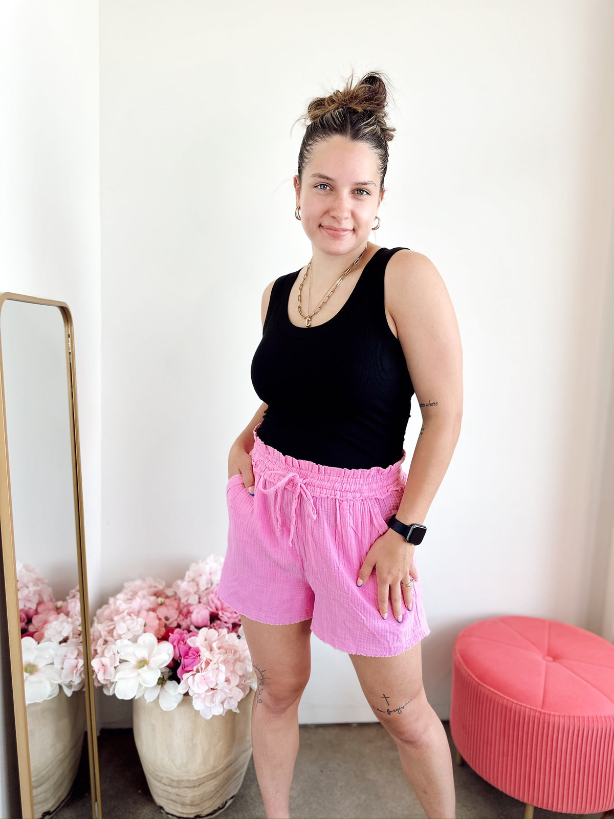 Grace Shorts Candy Pink