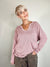 Jensen Textured Rib Top, Dusty Mauve