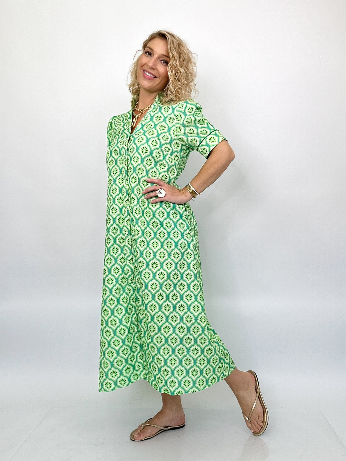 Shanna Printed Midi Dress
