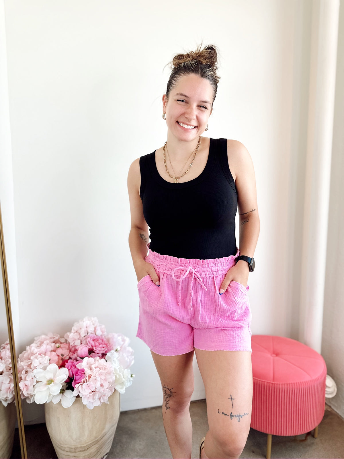 Grace Shorts Candy Pink