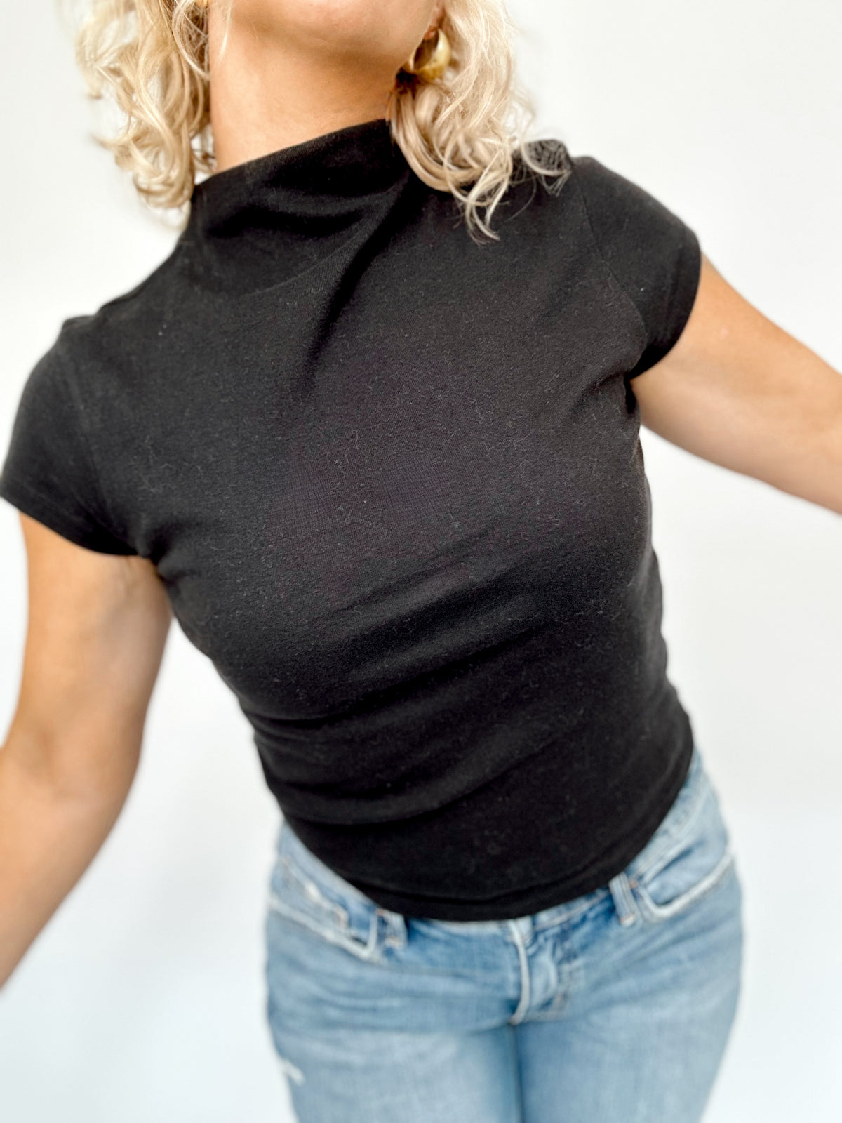 Felicity Mock Neck Top