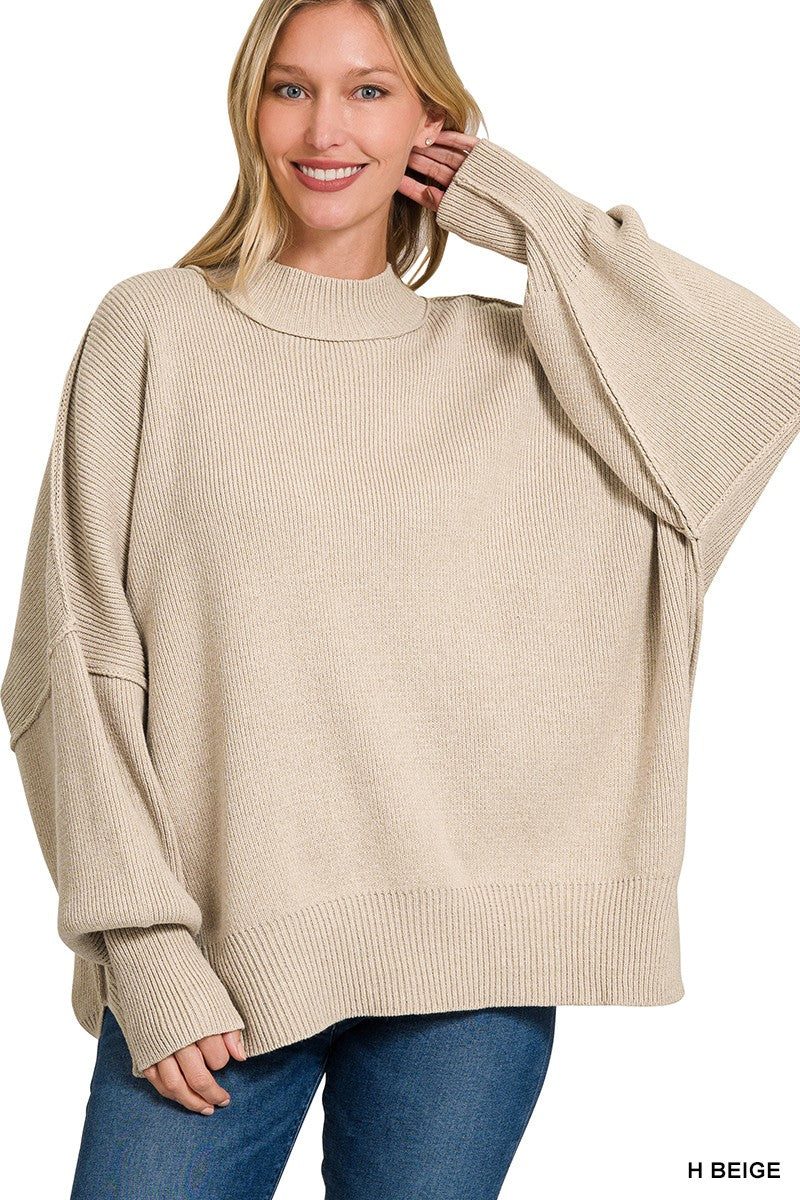 Allison Oversized Sweater Oatmeal