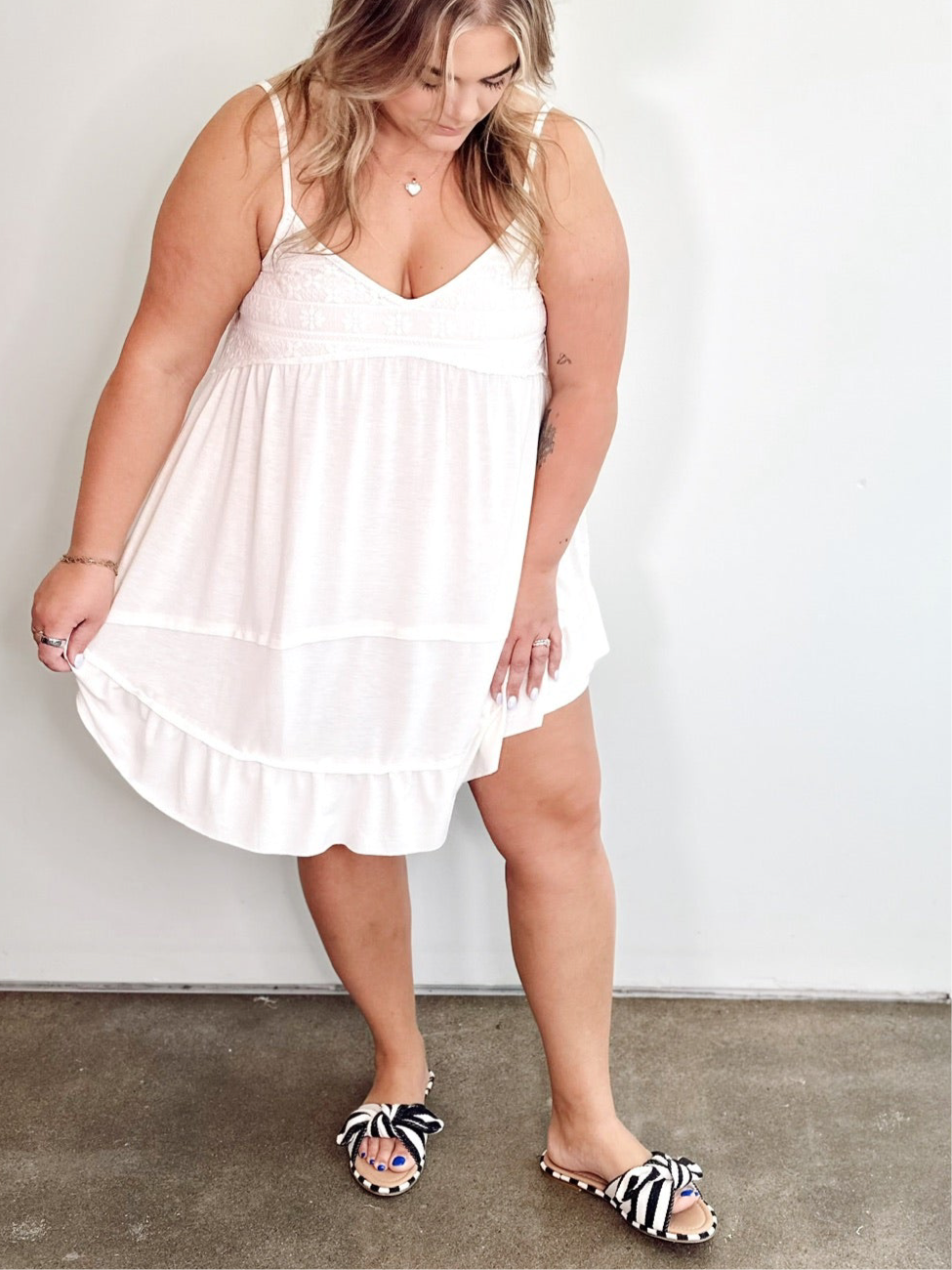 Margo Mini Dress Vanilla