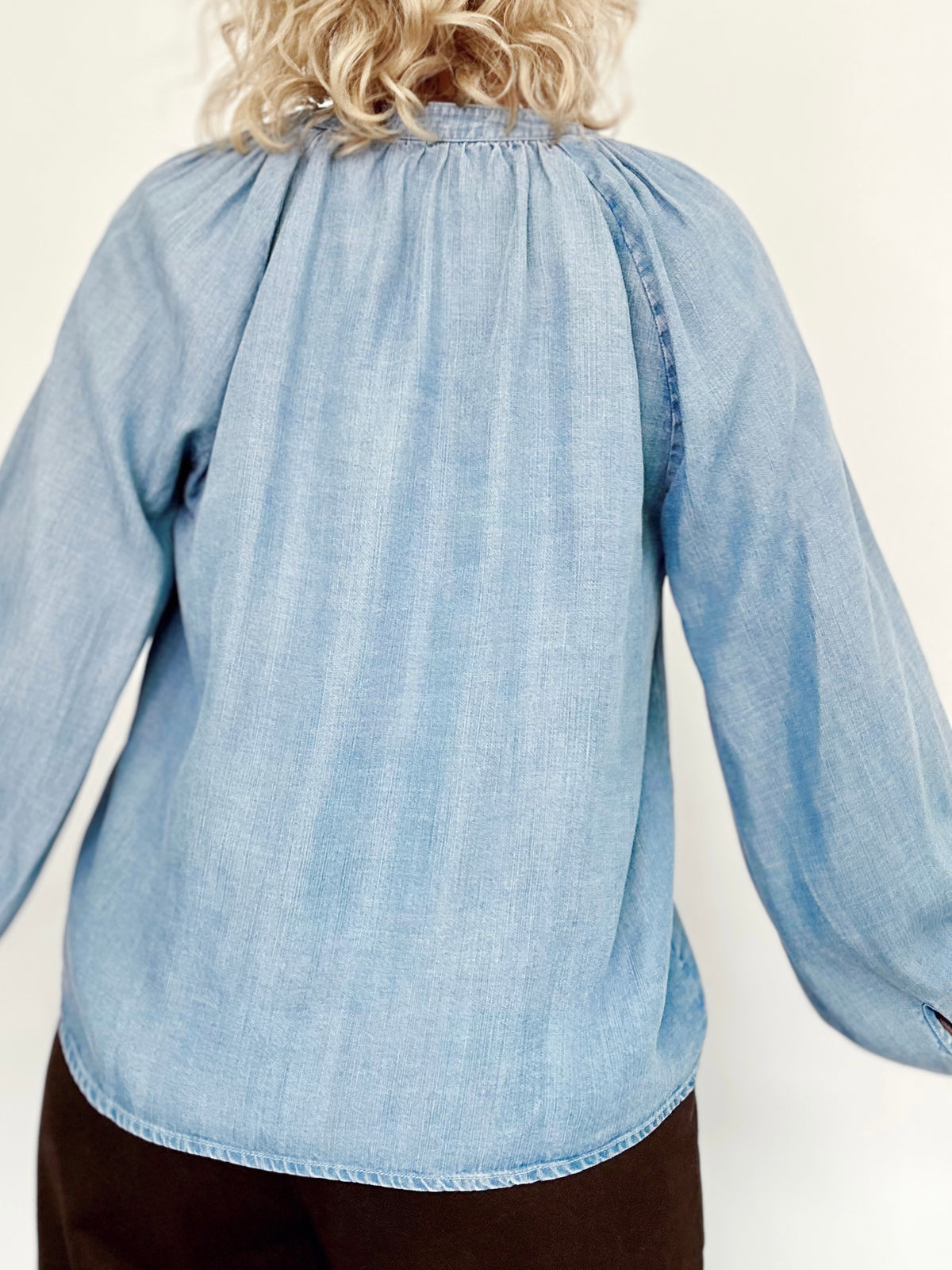 Sam Denim Tencel Top