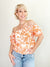 Allison Off Shoulder Top Blush/Orange