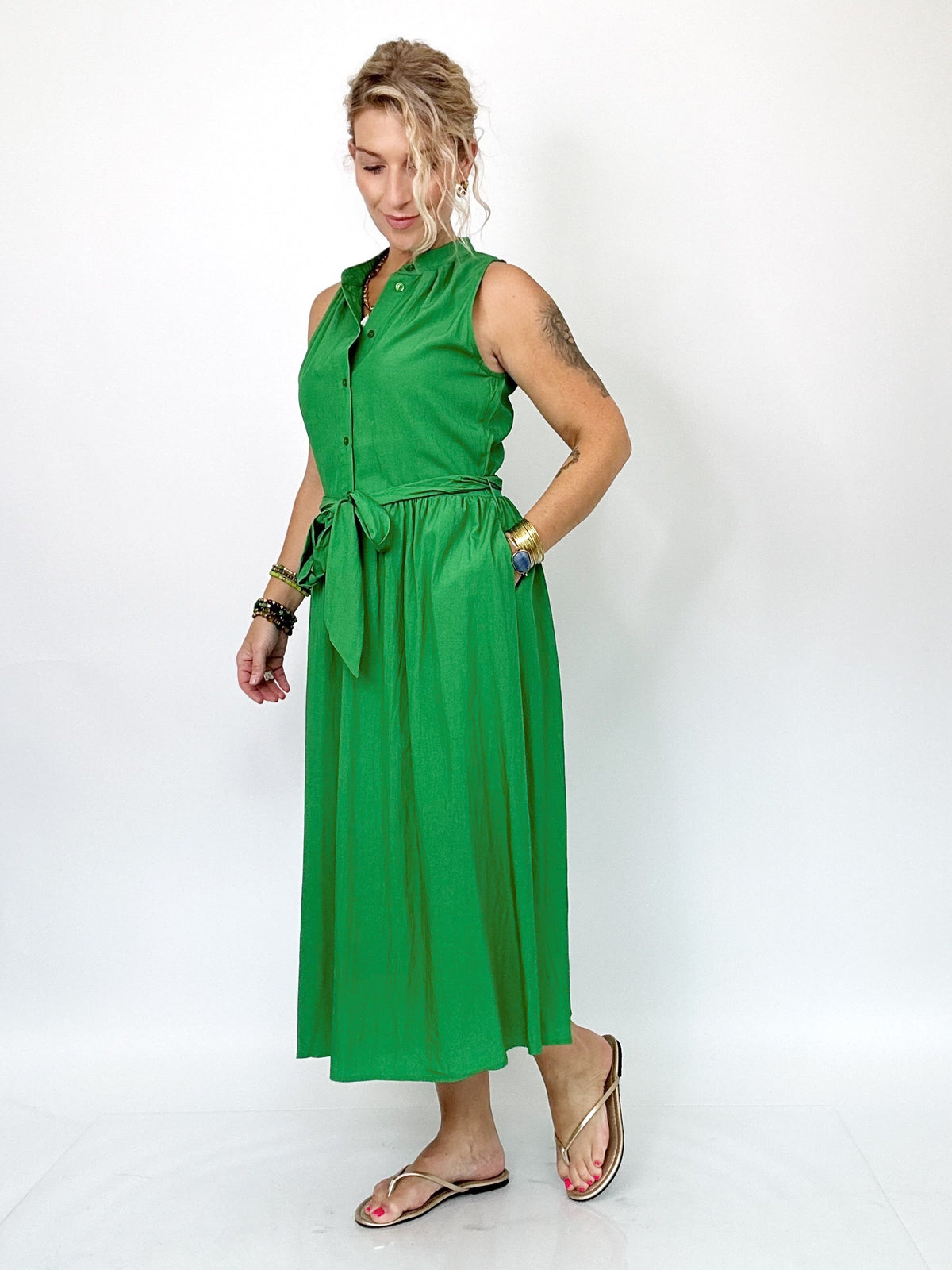 Mallory Maxi Shirt Dress
