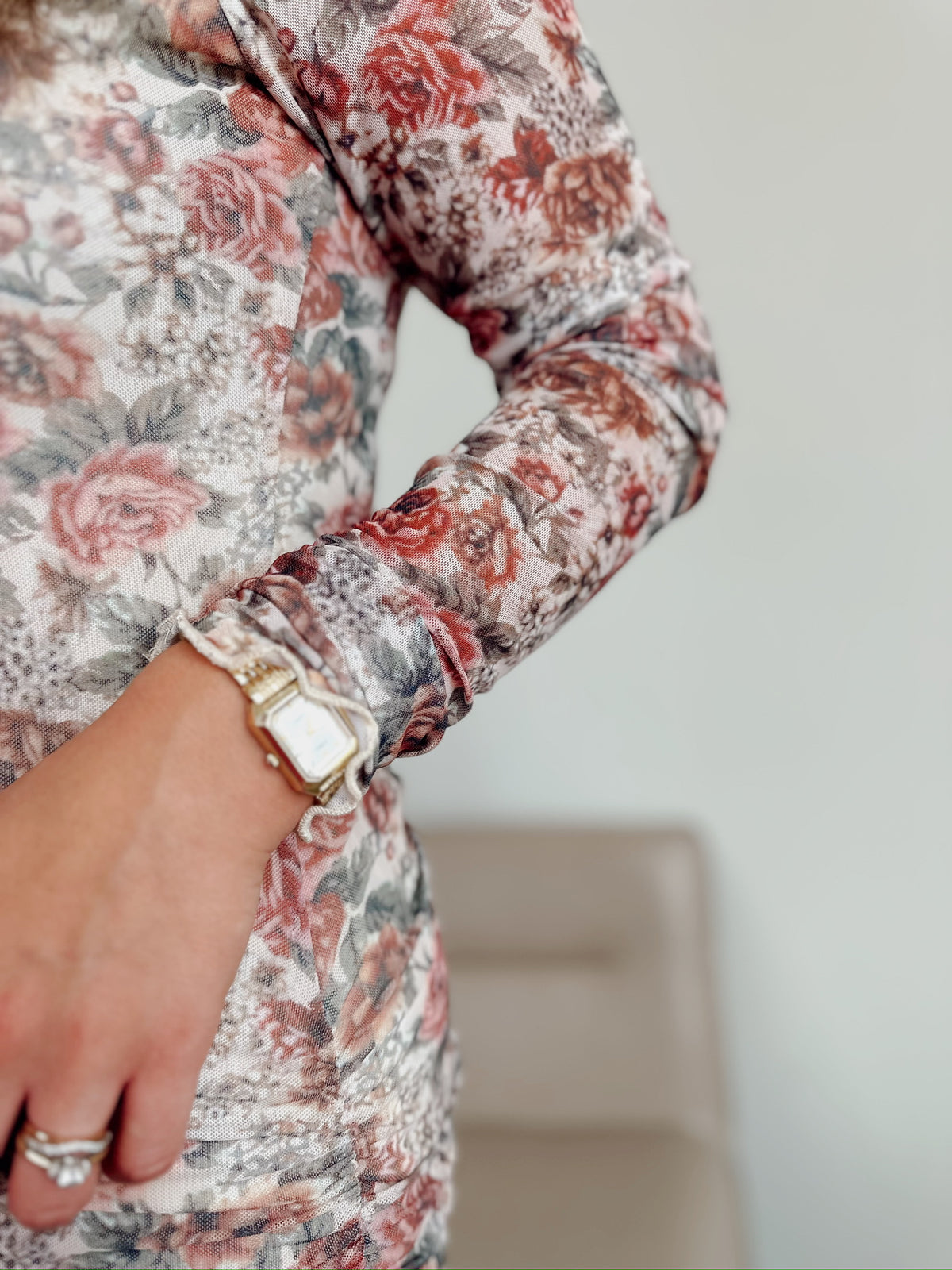 Hayden Floral Midi Dress