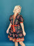 Lara  Floral Mini Dress Black
