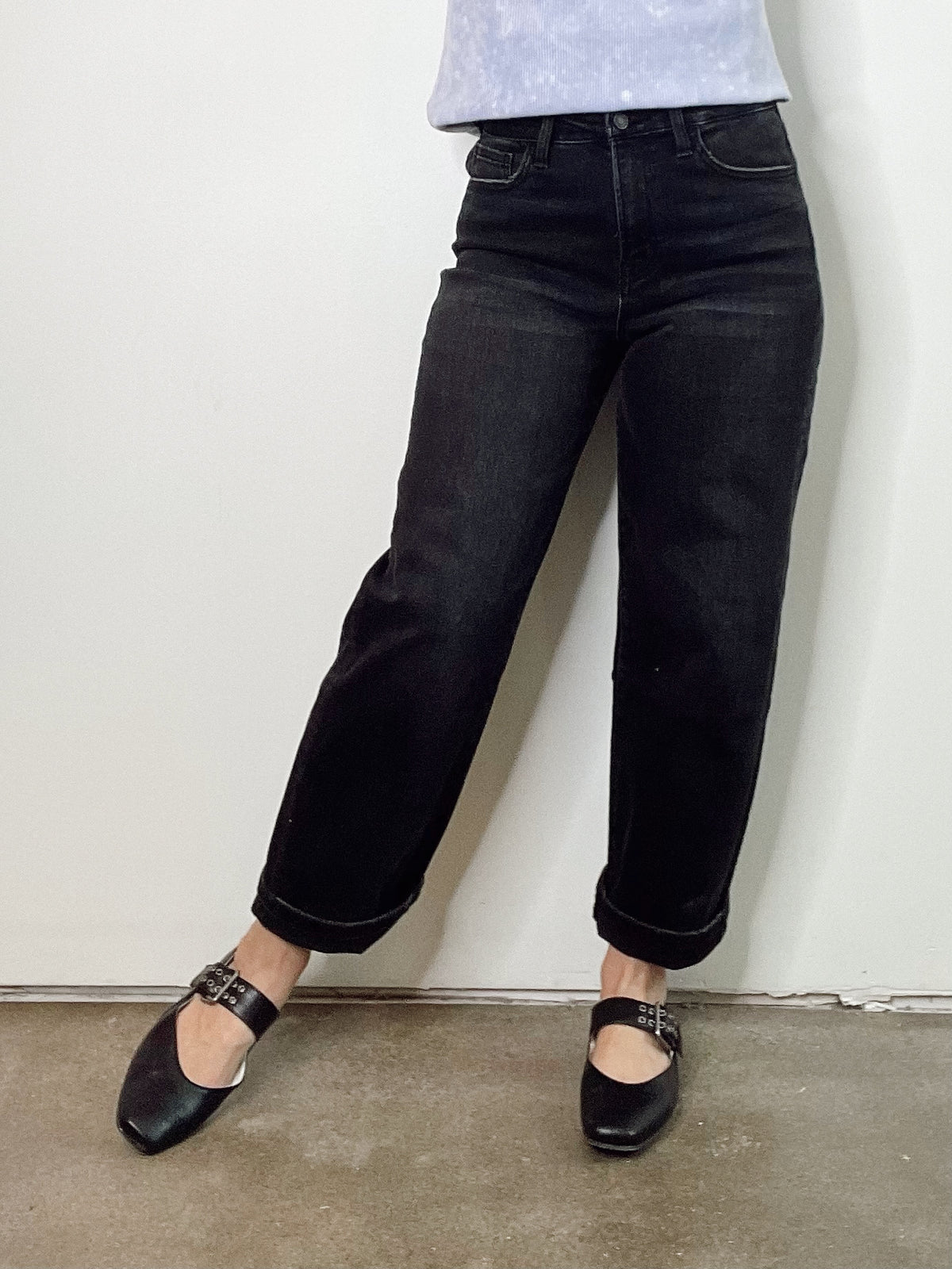 Jess Super High Rise Wide Barrel Jeans