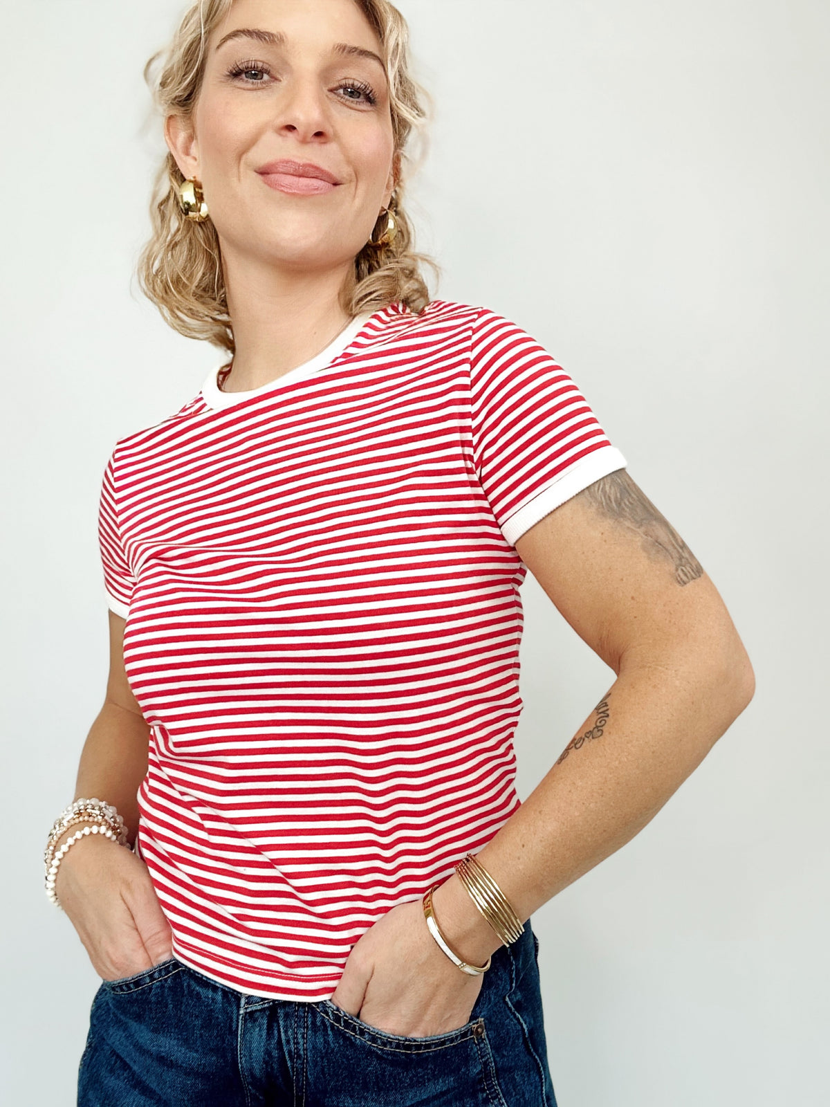Mona Striped Tee