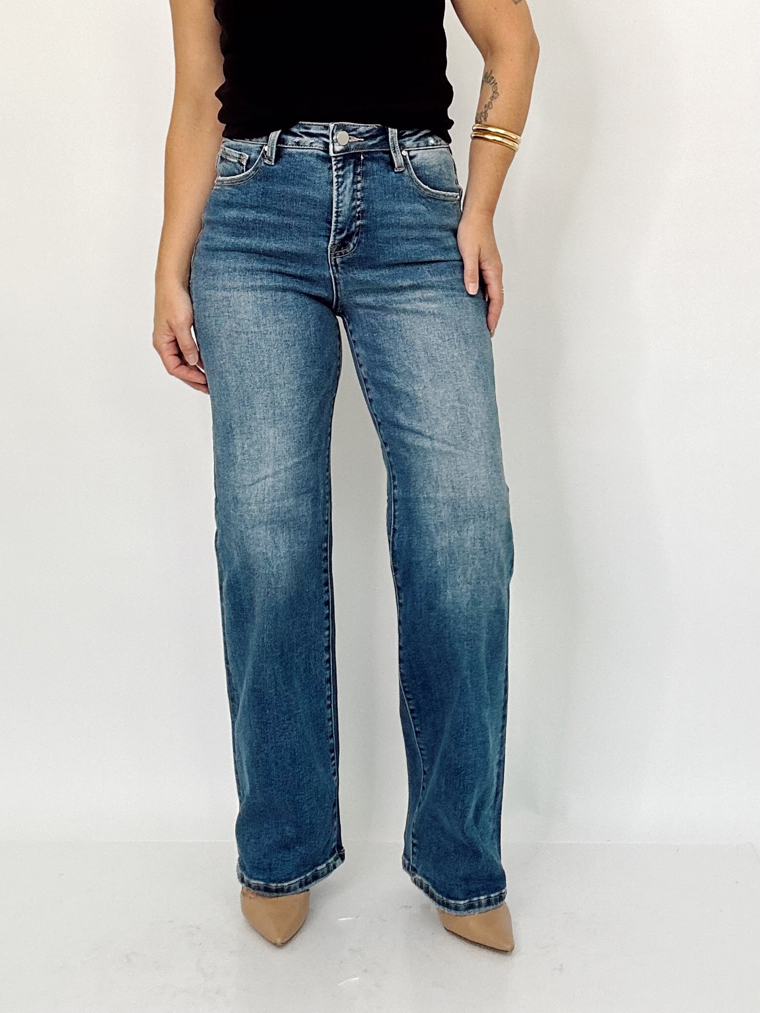 Lexi Tummy Control High Rise Straight Jeans