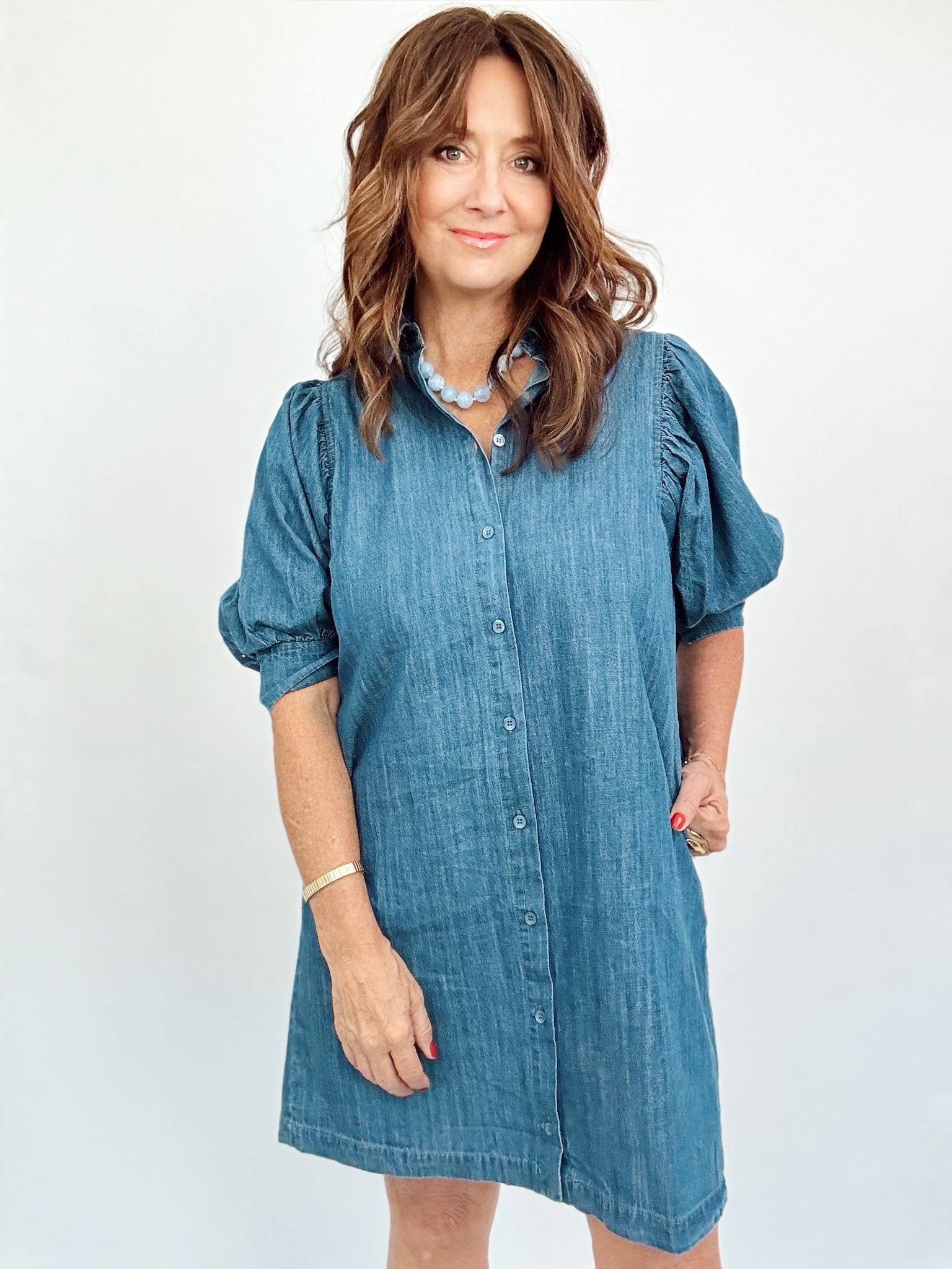 Jasmine Puff Sleeve Mini Dress