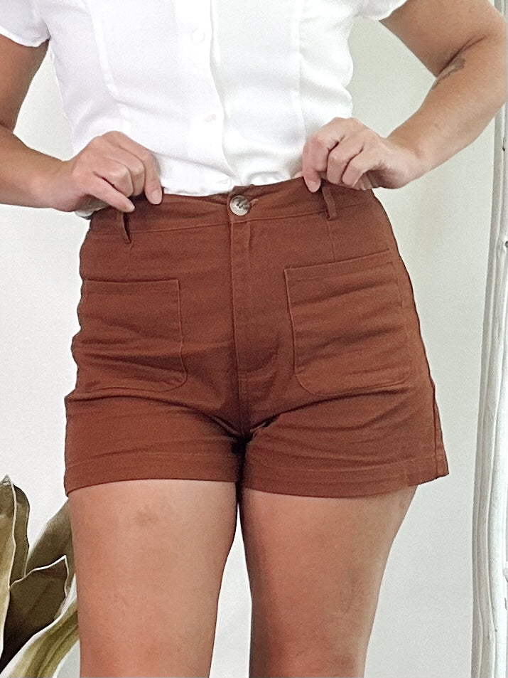 Anna Shorts Rust